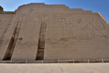 Medinet Habu is the most famous landmark in Luxor, Egypt
