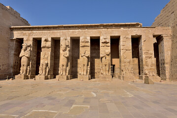 Obraz premium Medinet Habu is the most famous landmark in Luxor, Egypt