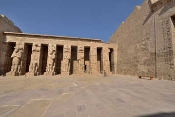 Medinet Habu is the most famous landmark in Luxor, Egypt