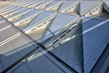 Fototapeta premium The Bibliotheca Alexandrina is the most famous landmark in Alexandria, Egypt