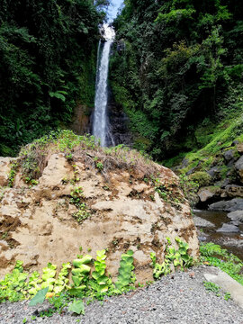Gitgit waterfall in Buleleng regency of Bali-Indonesia