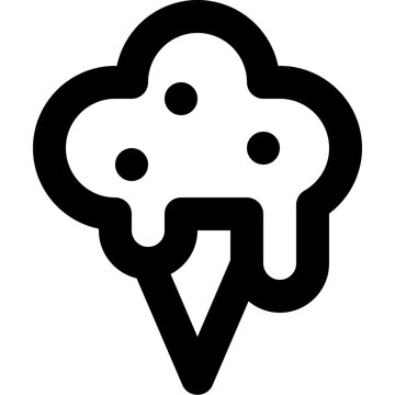 recommend clip art: ice cream black outline icon