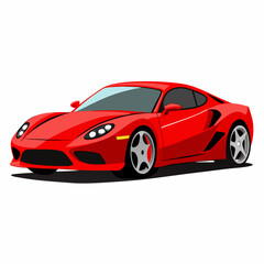 sports car vector illustration on a white background

