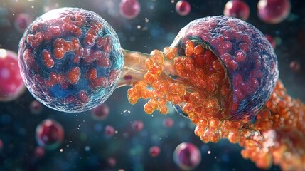 Naklejka premium Pancreas Function Illustration for Educational Use