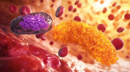 Illustration of Glucose Toxicity in Pancreatic Cells