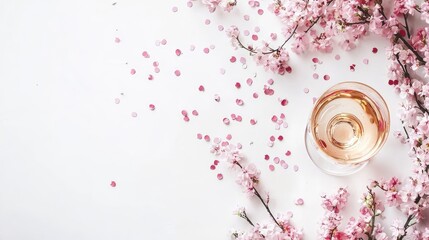 Elegant Overhead View of Bridal Shower Decor