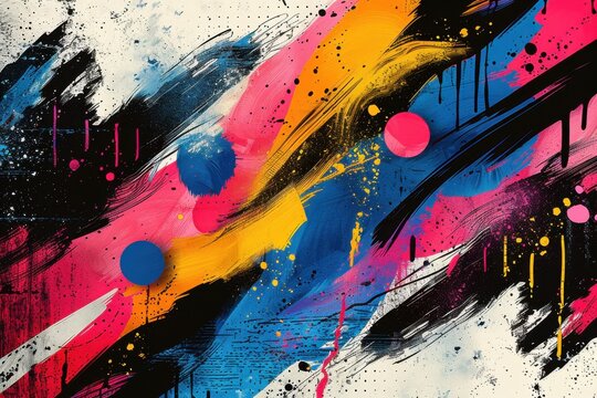 abstract background in colors and patterns for TCS Amsterdam Marathon