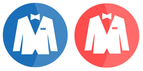 ICON vestito da sposo Papillon, abito elegante giacca    abito  su fondo trasparente 