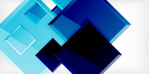 Shiny glossy metallic or plastic square design background. Vector Illustration For Wallpaper, Banner, Background, Card, Book Illustration, landing page