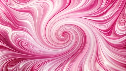 Obraz premium Close-Up Pink and white cream swirl abstract background
