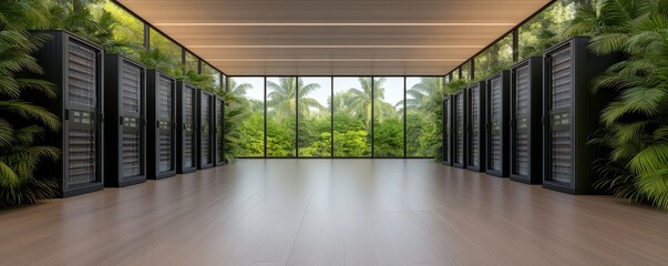 Eco-Friendly Data Center With Green Walls
