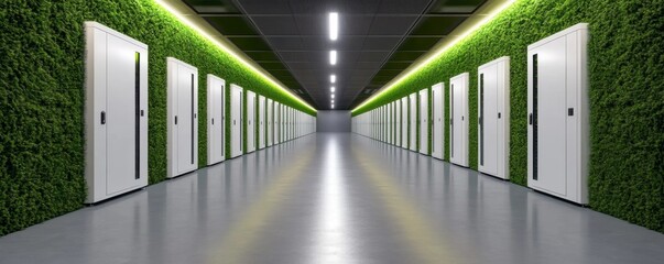 Eco-Friendly Data Center With Green Walls