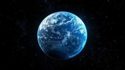 Planet Earth in Space