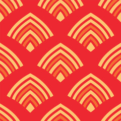 Seamless partern with simple striught line art