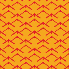 Seamless partern with simple striught line art