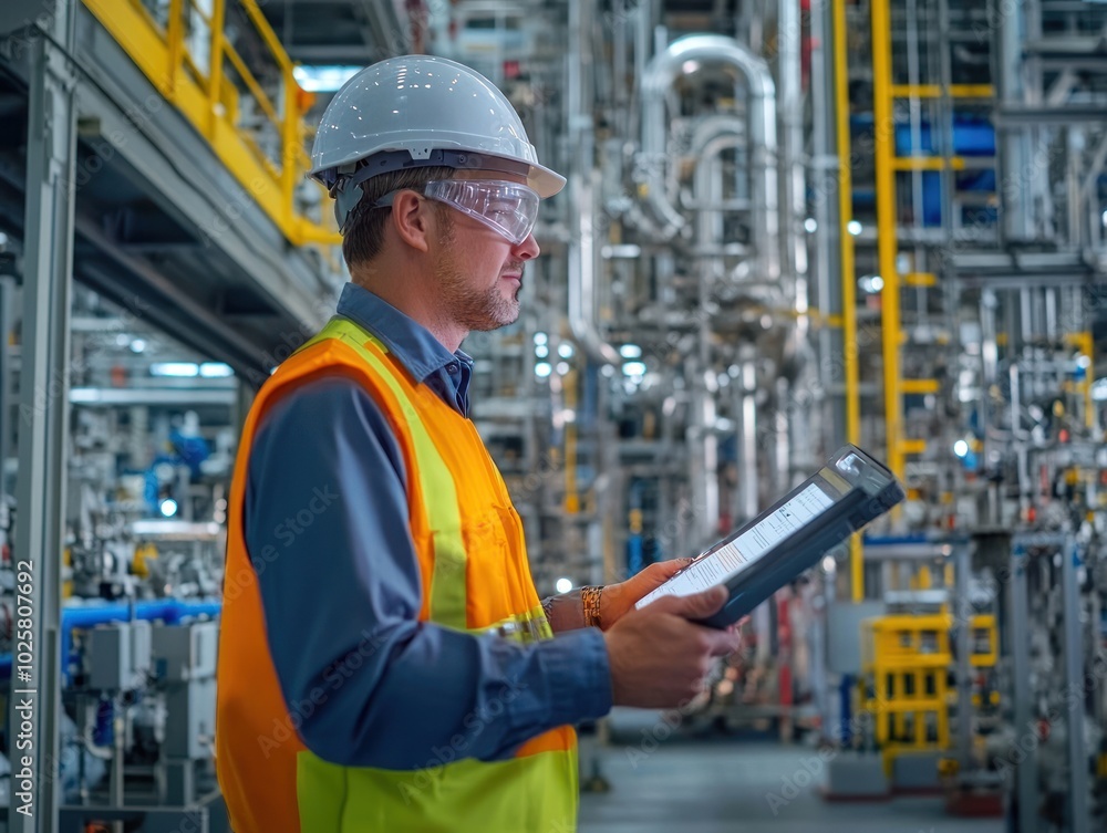 Poster a job listing for an industry engineer, featuring key responsibilities such as process optimization,