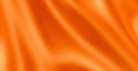 orange fabric silk Minimalist texture for aesthetic background beautiful abstract background gradient fresh color With noise for banner	