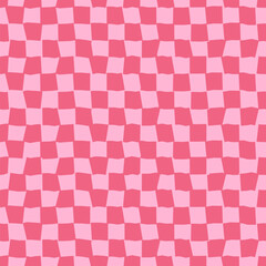 Psychedelic checkerboard poster