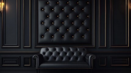 Elegant Black Interior