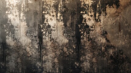 Obraz premium Grunge Texture with Streaks and Spots on Dark Surface