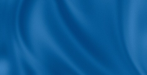 Blue fabric silk Minimalist texture for aesthetic background beautiful abstract background gradient fresh color With noise for banner	