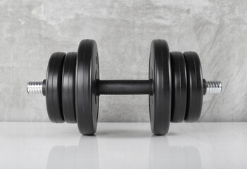 Sport and fitness - Front view dumbbell with six weights