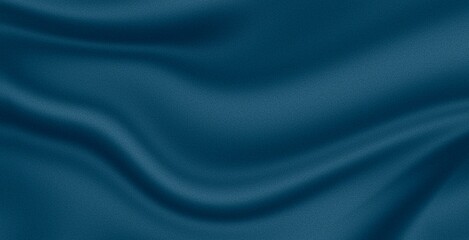Blue fabric silk Minimalist texture for aesthetic background beautiful abstract background gradient fresh color With noise for banner	