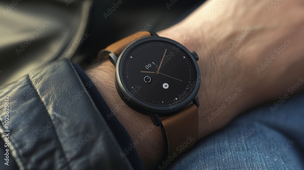 Poster your smartwatch connects to the internet wirelessly to keep your data in sync with an online storage