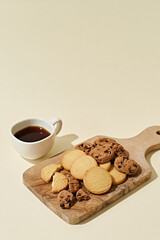 クッキーとコーヒー