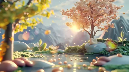 Rolgordijnen Kinderkamer cute cartoon background  © 梦洁 何