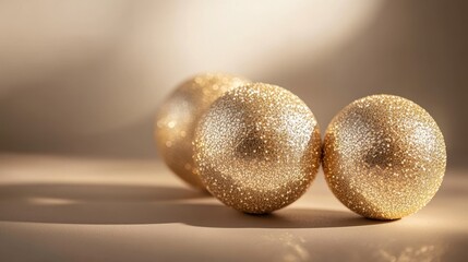 The Gold Decorative Spheres