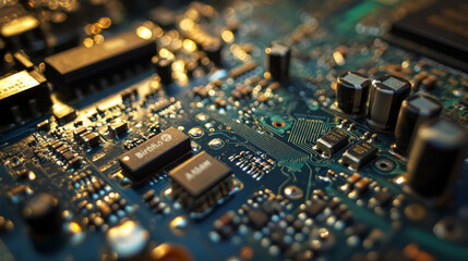 Creating custom printed circuit boards, from design to repair.  A unique board features the "Birth of Adam" painting, using conductive pathways and contact points. This combines electronics and art.