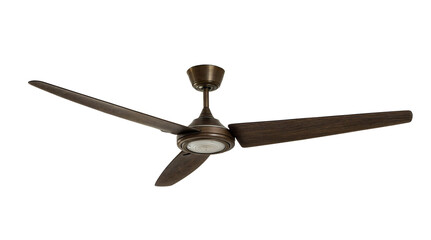 Wooden ceiling fan isolated PNG