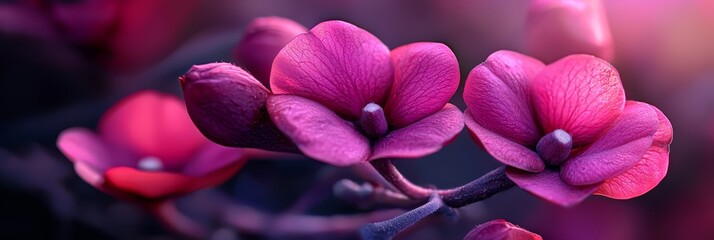  A tight shot of a pink bloom atop its stem, surrounded by background flowers with an out-of-focus backdrop