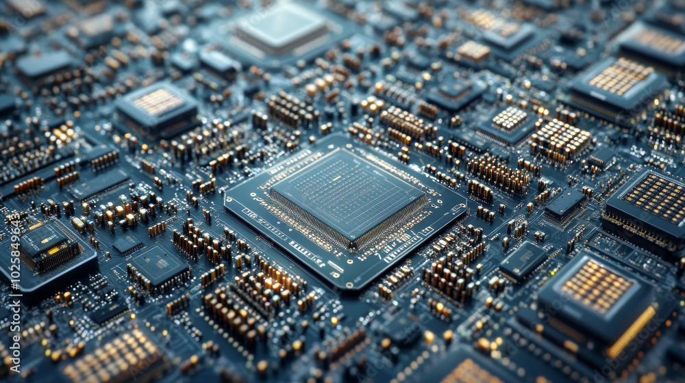 Poster electronic factories make tiny computer chips from silicon wafers. these wafers are round and have m