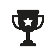 Trophy icon. Trophy cup, winner cup, victory cup icon. Reward symbol sign for web and mobile.