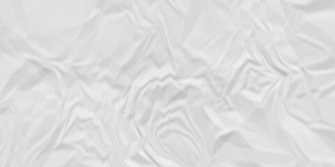 Paper texture background, Old paper background ripple soft white pattern wave crumple. Crushed and creased soft paper. Abstract wrinkle effect grunge and rough backdrop vintage page.