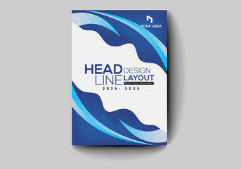 Brochure design, cover modern layout, poster, flyer in A4