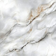 Fototapeta premium Polished Stone Surface, a smooth and glossy texture showcasing intricate patterns and variations in color on a pristine white backdrop, ideal for design applications.