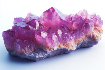 amethyst isolated on white background