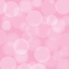 Pink background image with white circular bokeh