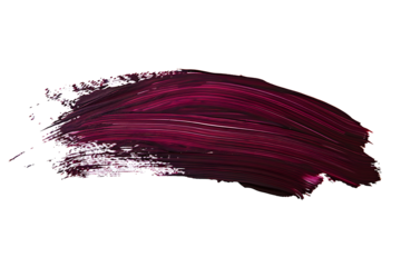 dark purple colored pain stroke isolated on transparent background