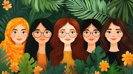 Vector illustration of community workshops discussing the importance of human rights education