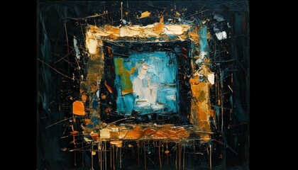 Carrés artistiques de peinture