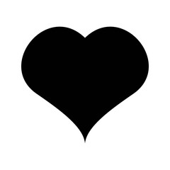 Love Heart icon. for mobile concept and web design.