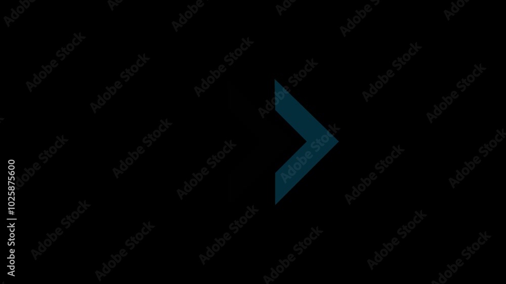 Poster arrow loop animation direction concept. arrow loading icon concept animation
