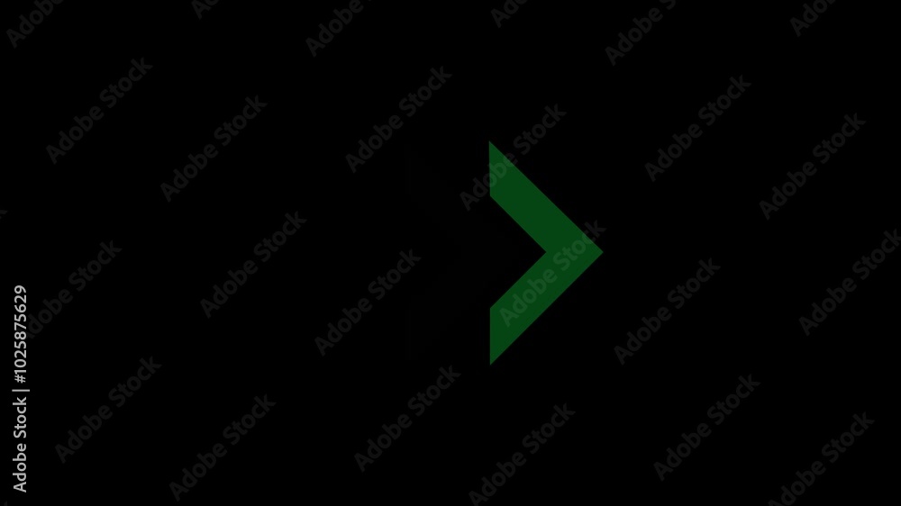Poster arrow loop animation direction concept. arrow loading icon concept animation