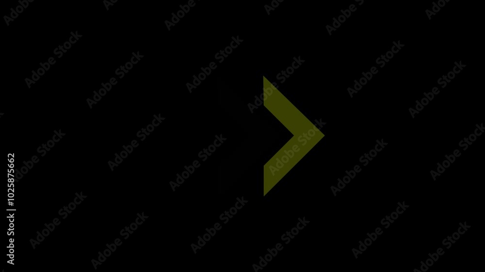 Poster arrow loop animation direction concept. arrow loading icon concept animation