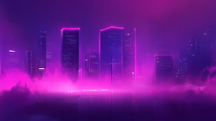 Fototapeta premium city skyline at night
