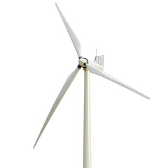 wind turbine isolated on white